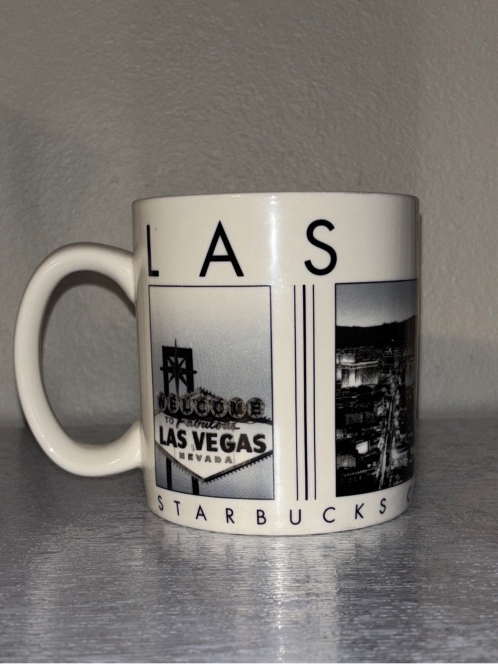 Starbucks Las Vegas City Scenes Barista Series 2005 Collectors Large Coffee Mug